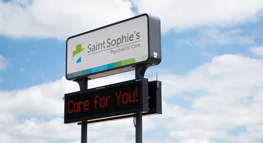 Saint Sophie's road sign